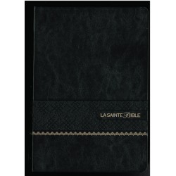 La Sainte Bible - Segond 1910 - Gros caractères - Noire