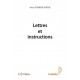 Lettres et instructions