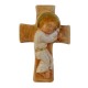 Enfant-Jésus sur croix (polychrome)