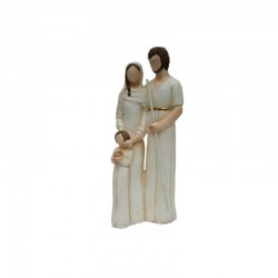 Statue religieuse de la Sainte Famille - 20 cm
