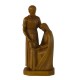Statue religieuse de la Sainte Famille (bois clair 20 cm)