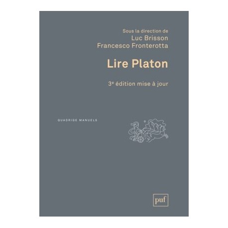 Lire Platon - 3ème édition mise à jour