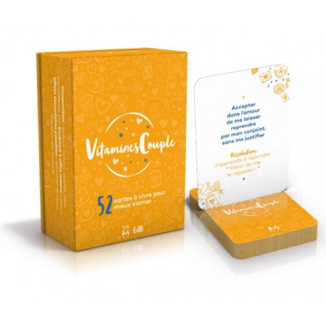 Cartes – Vitamines Couple : 52 cartes à vivre pour mieux s'aimer