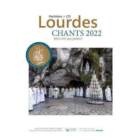Lourdes Chants 2022 “Allez dire aux prêtres” - CD + partitions