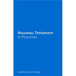 Nouveau Testament et Psaumes - Couverture vinyle bleue (lot de 10 ex)